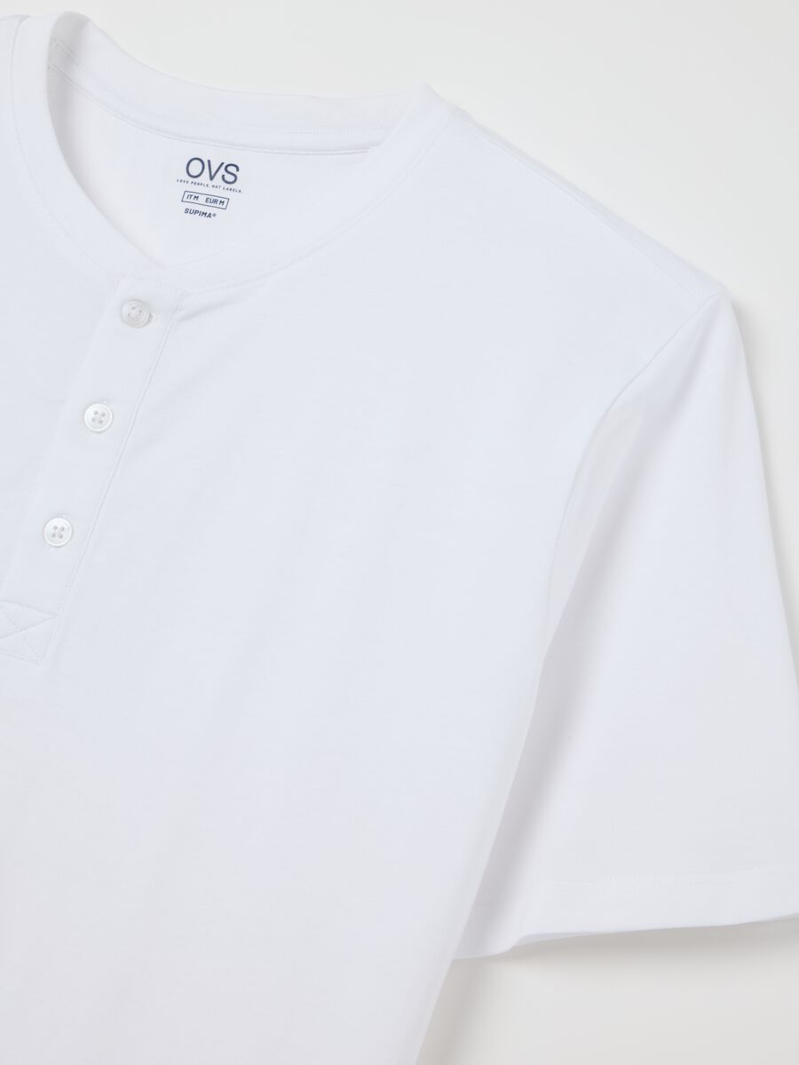 White T-shirt in Supima cotton_5