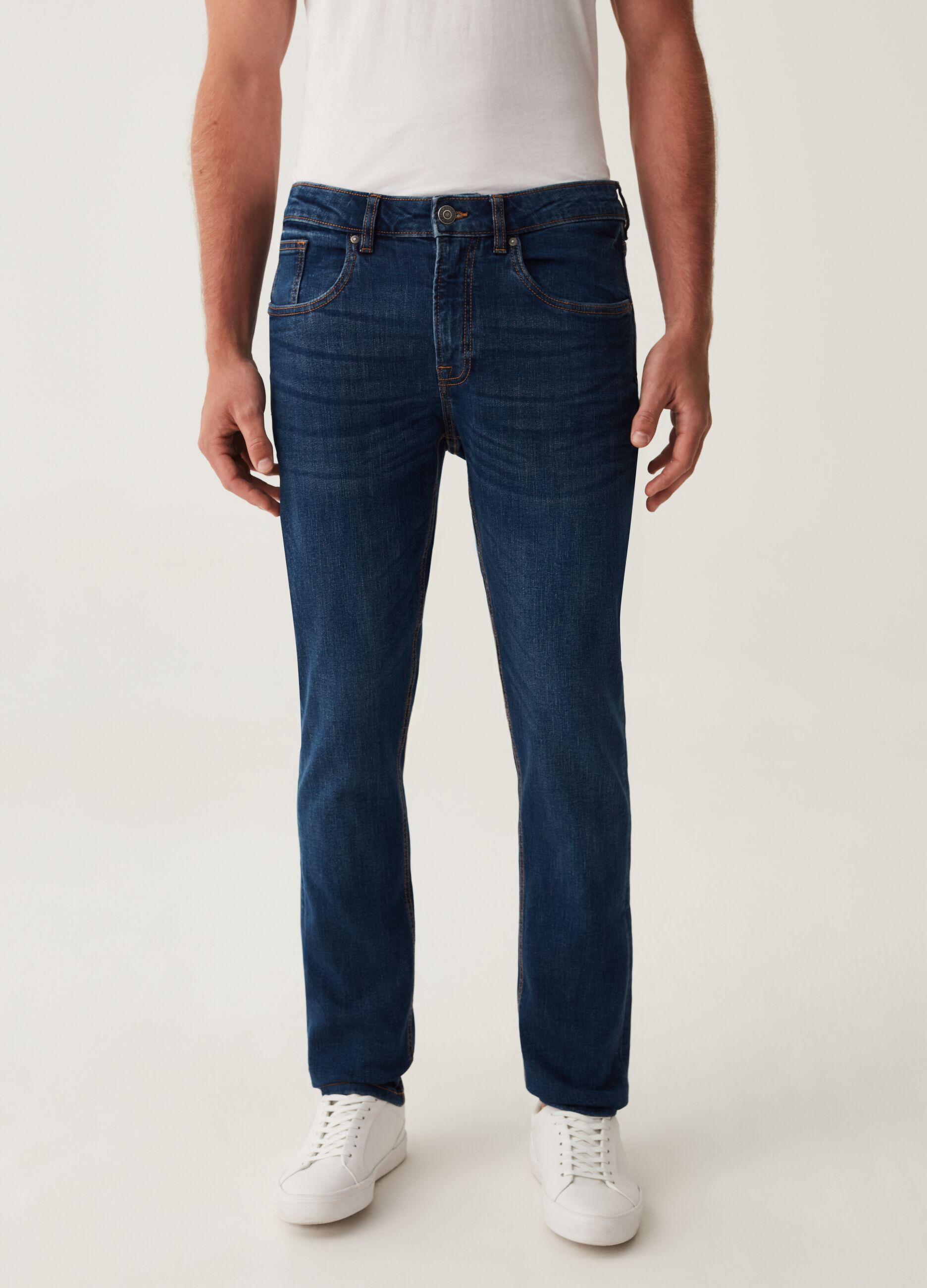 Jeans skinny fit cinque tasche_1