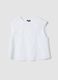 White stretch cotton blouse_4