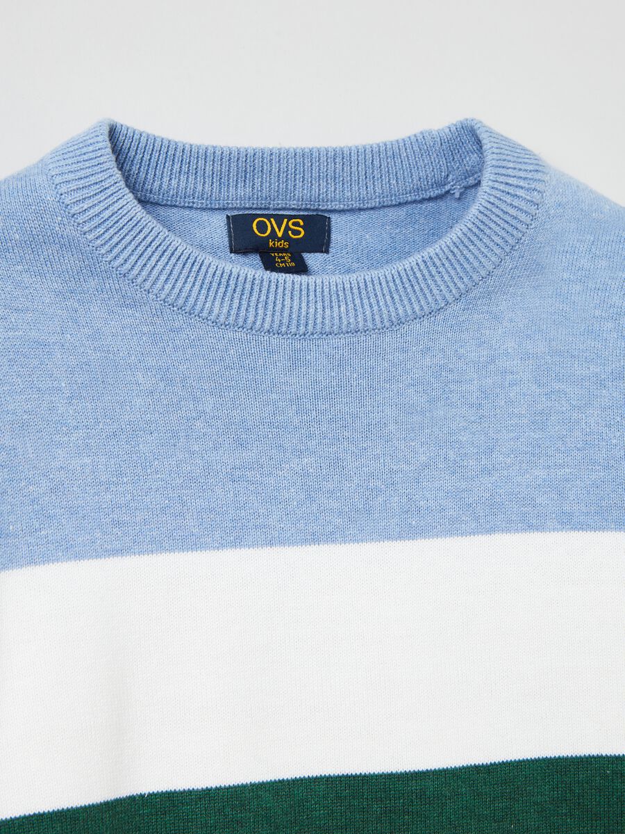 Pullover in maglia a righe_2