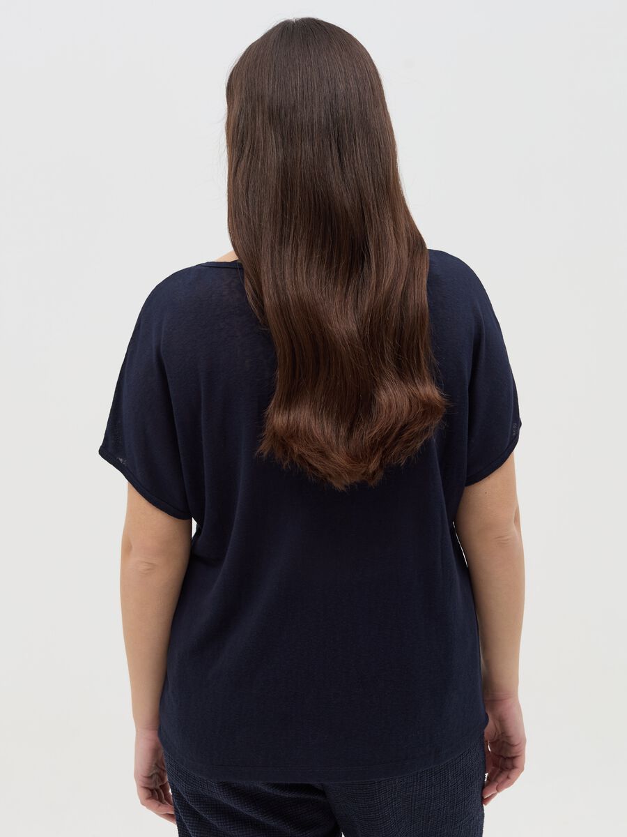 Curvy T-shirt in viscose blend_3