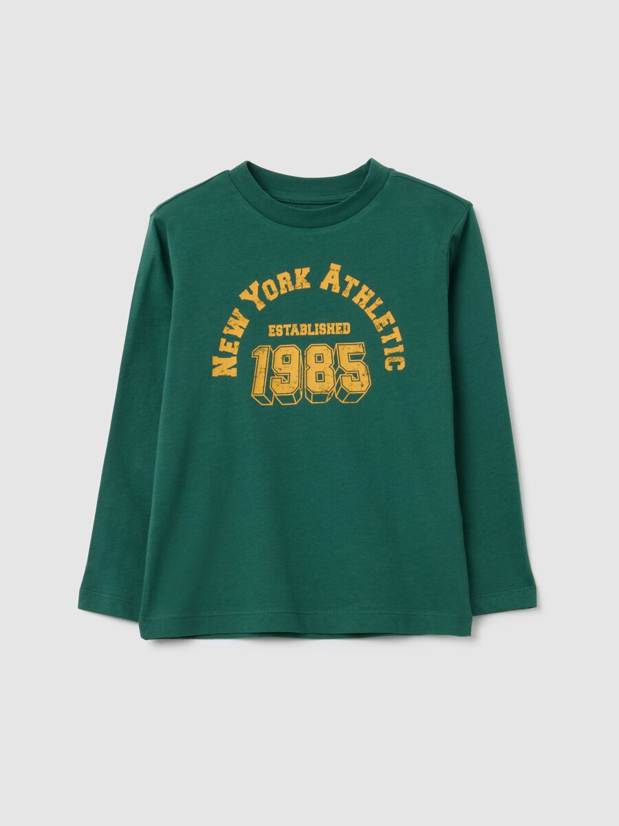 Children's pure cotton green regular fit jumper_0