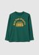 Children's pure cotton green regular fit jumper_0