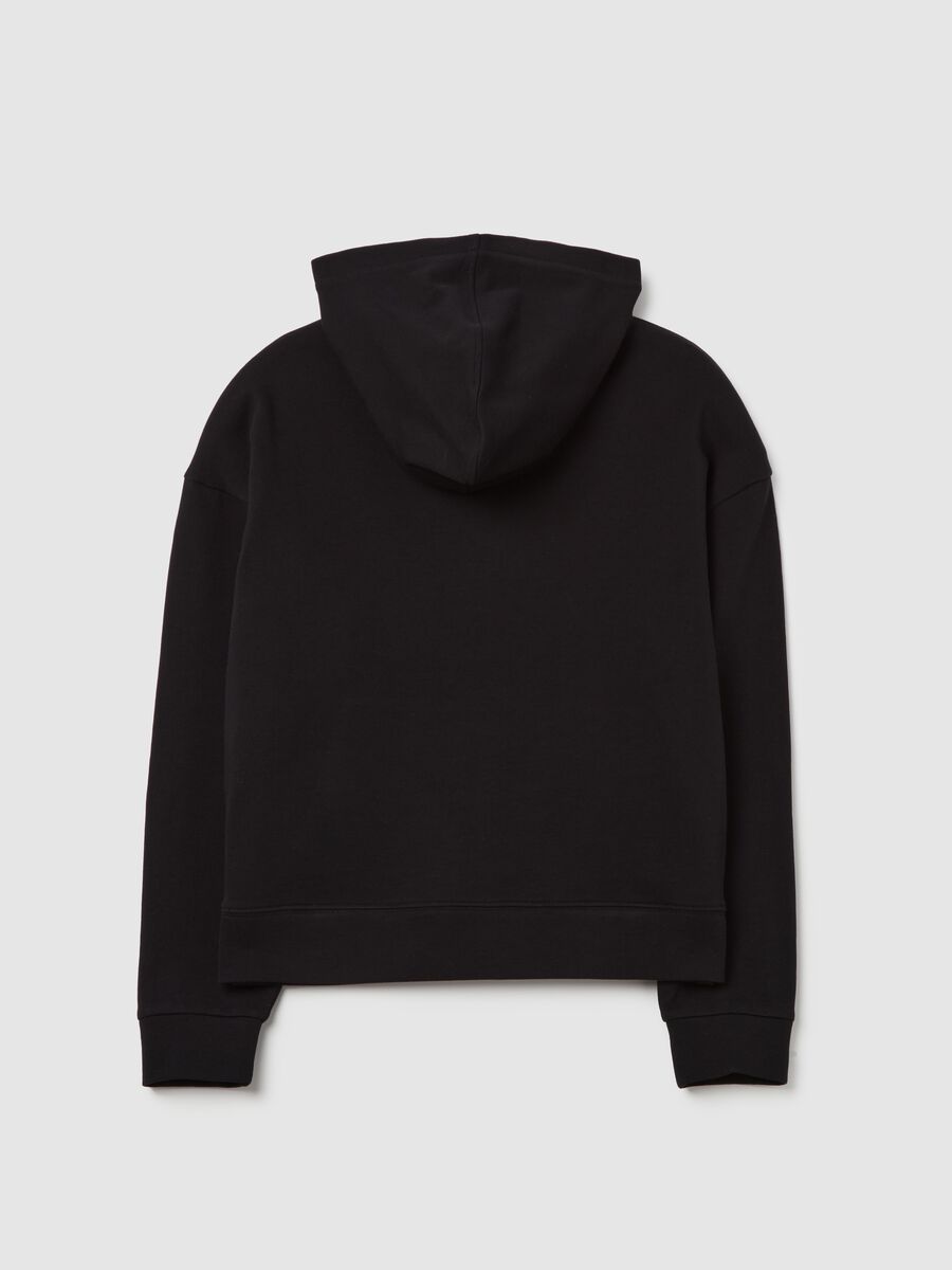 Cotton sweatshirt with hood and pocket_4