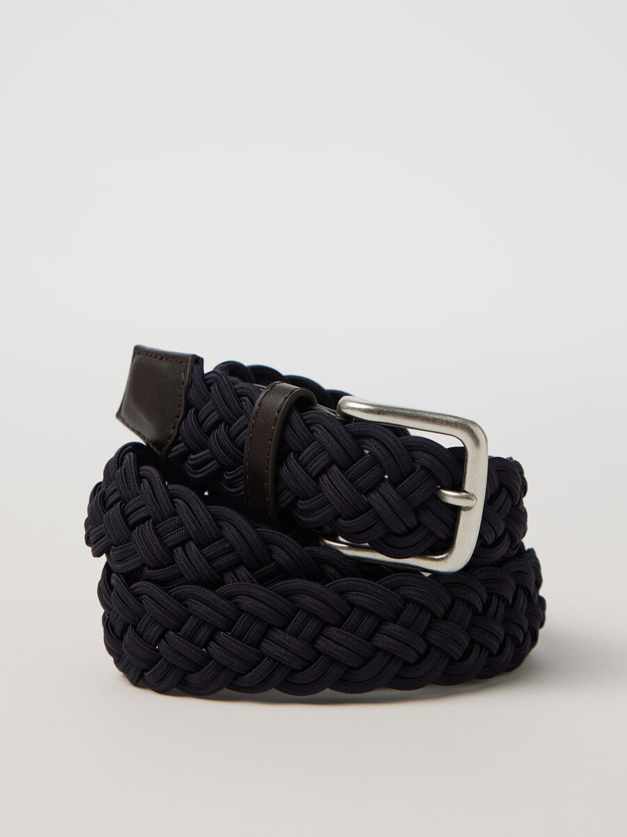 Blue woven belt_2