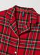 Multicolour plaid pure cotton pyjamas, regular fit_5