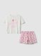 Multicolour pure cotton regular fit pyjama for girls_0