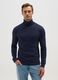 Blue Cotton Turtleneck Jumper_1