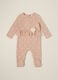 Pink Stretch Cotton Baby Suit_0