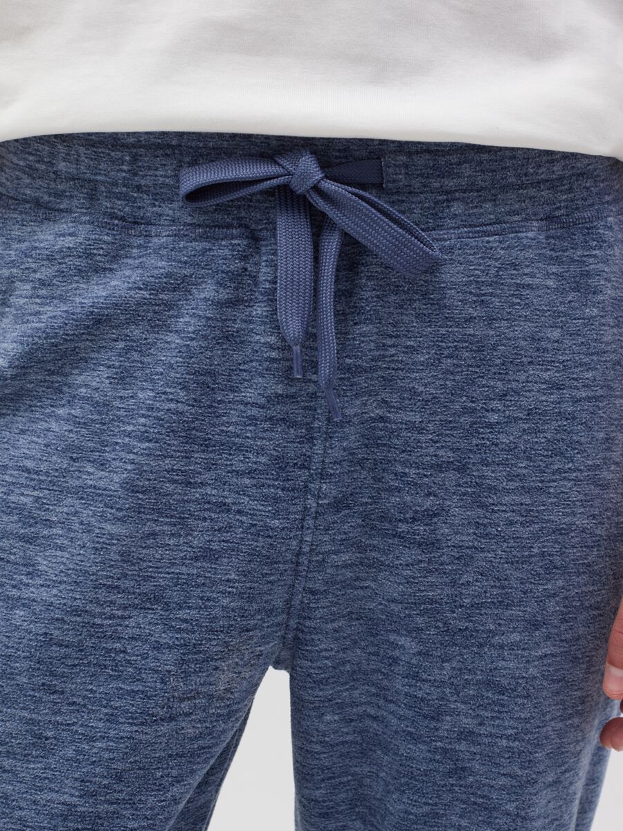 Fleece joggers with drawstring_2
