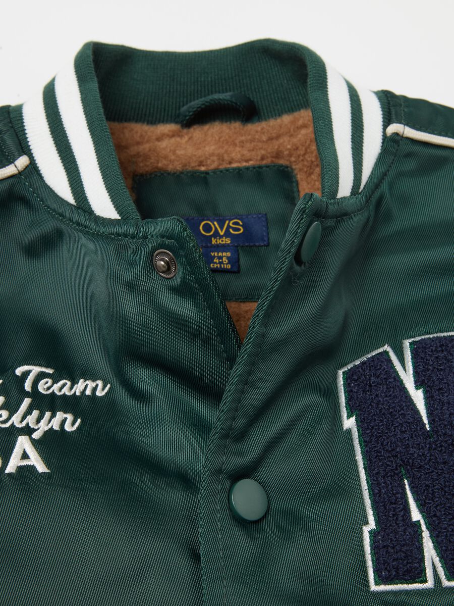Varsity bomber jacket with sherpa lining_2