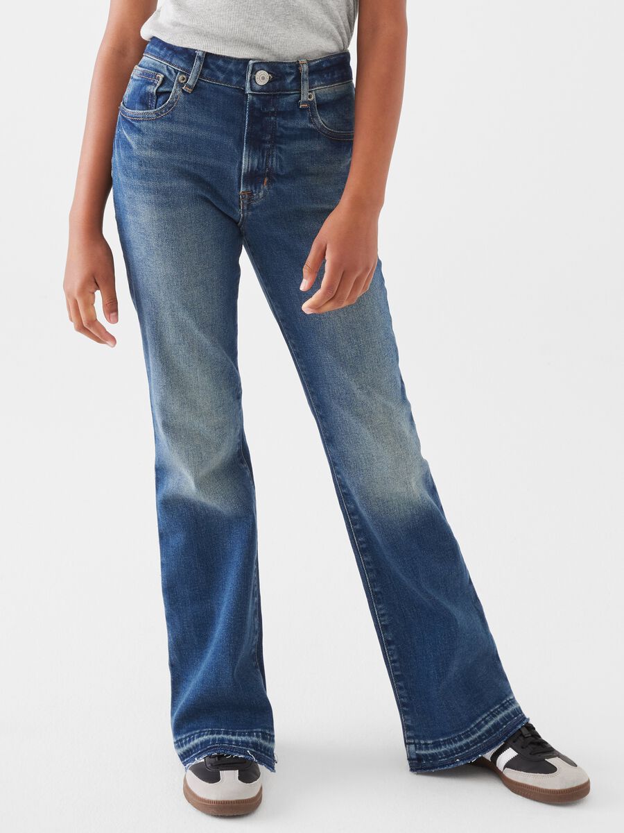Flare-fit high-rise jeans_1