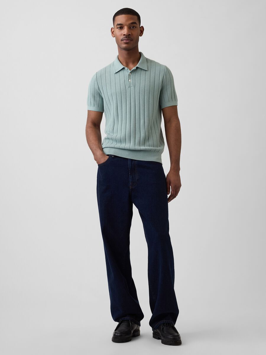 Short-sleeve pure cotton polo_2