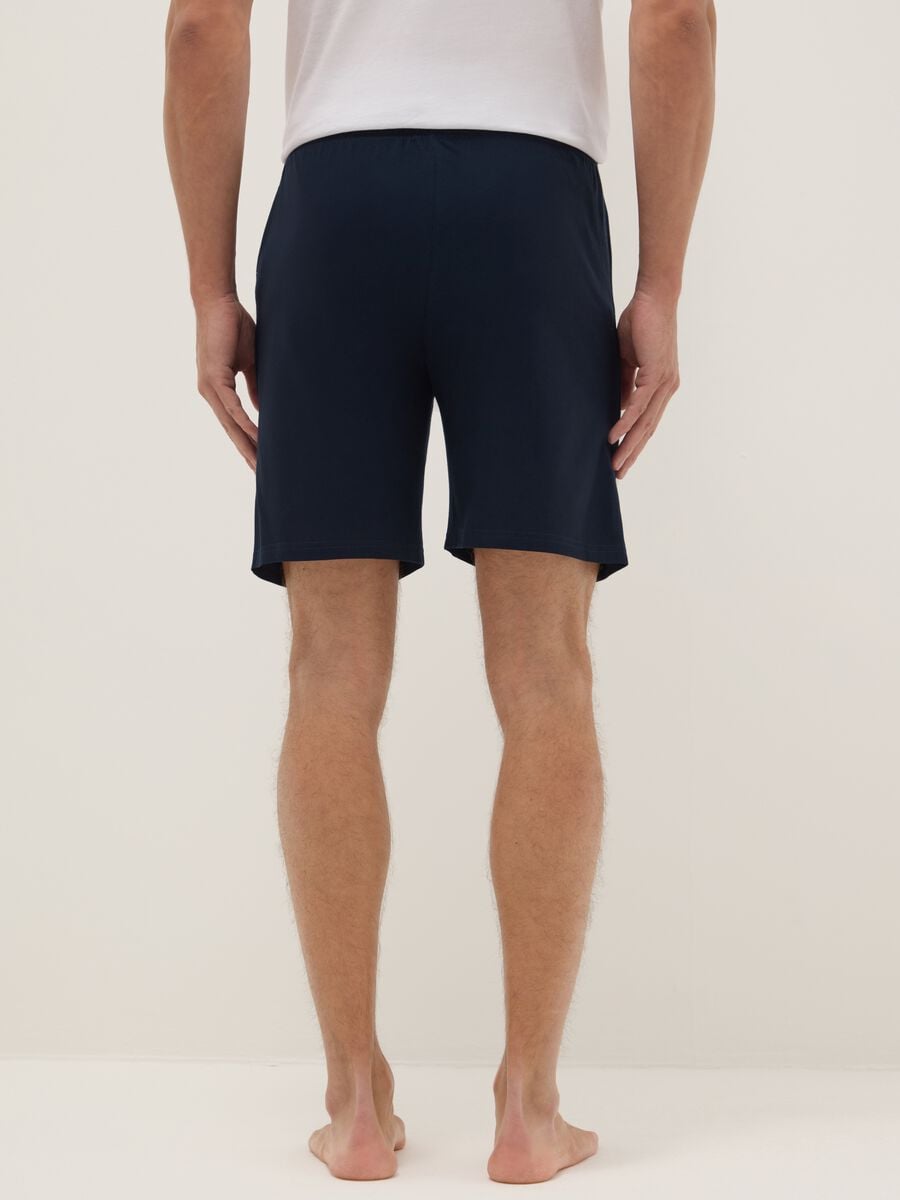 Bipack pantaloncini pigiama in jersey di puro cotone organico multicolor regular fit_2