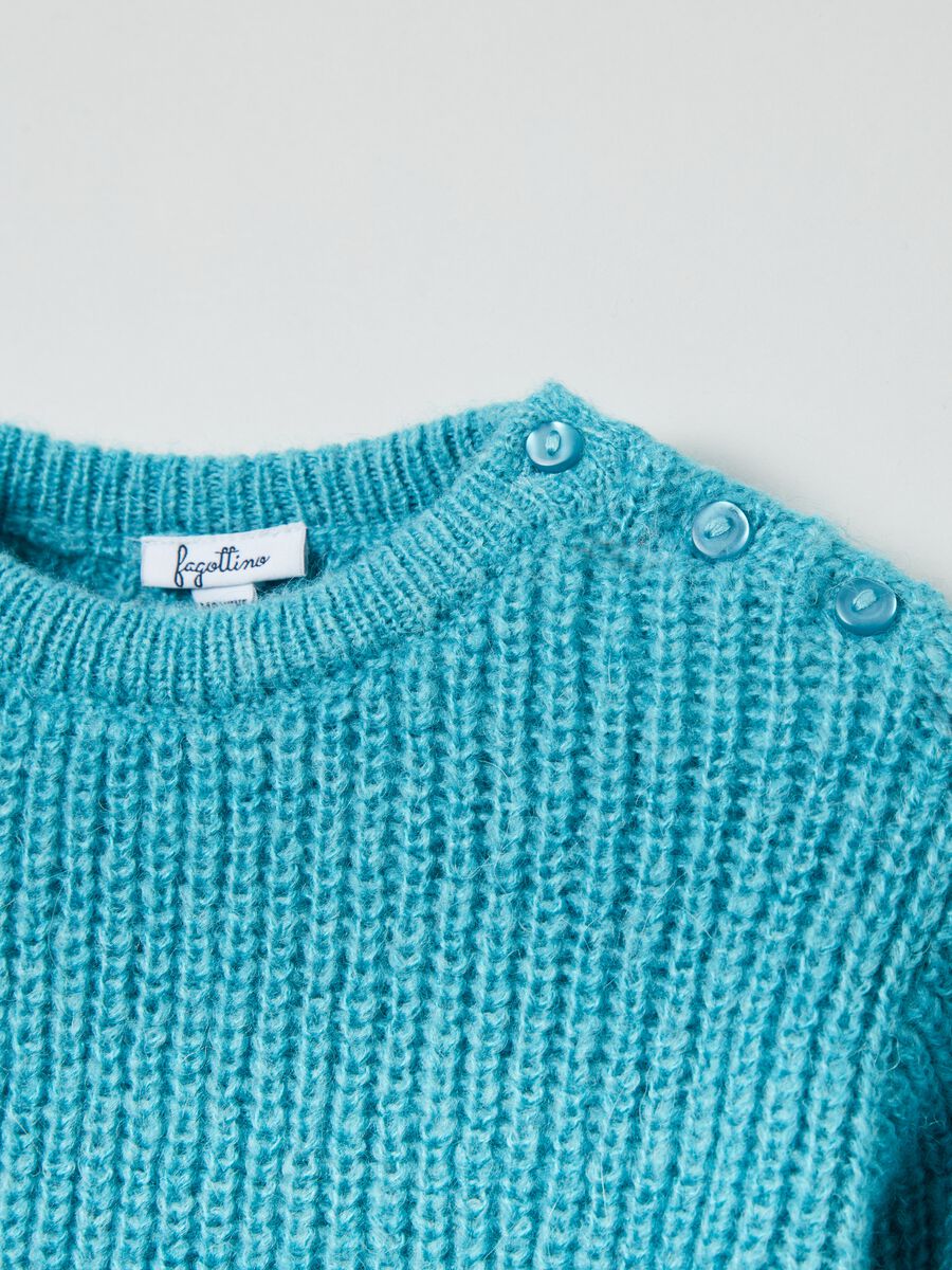 Pullover in maglia traforata_2