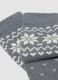 Grey melange jacquard stretch-fabric socks_1