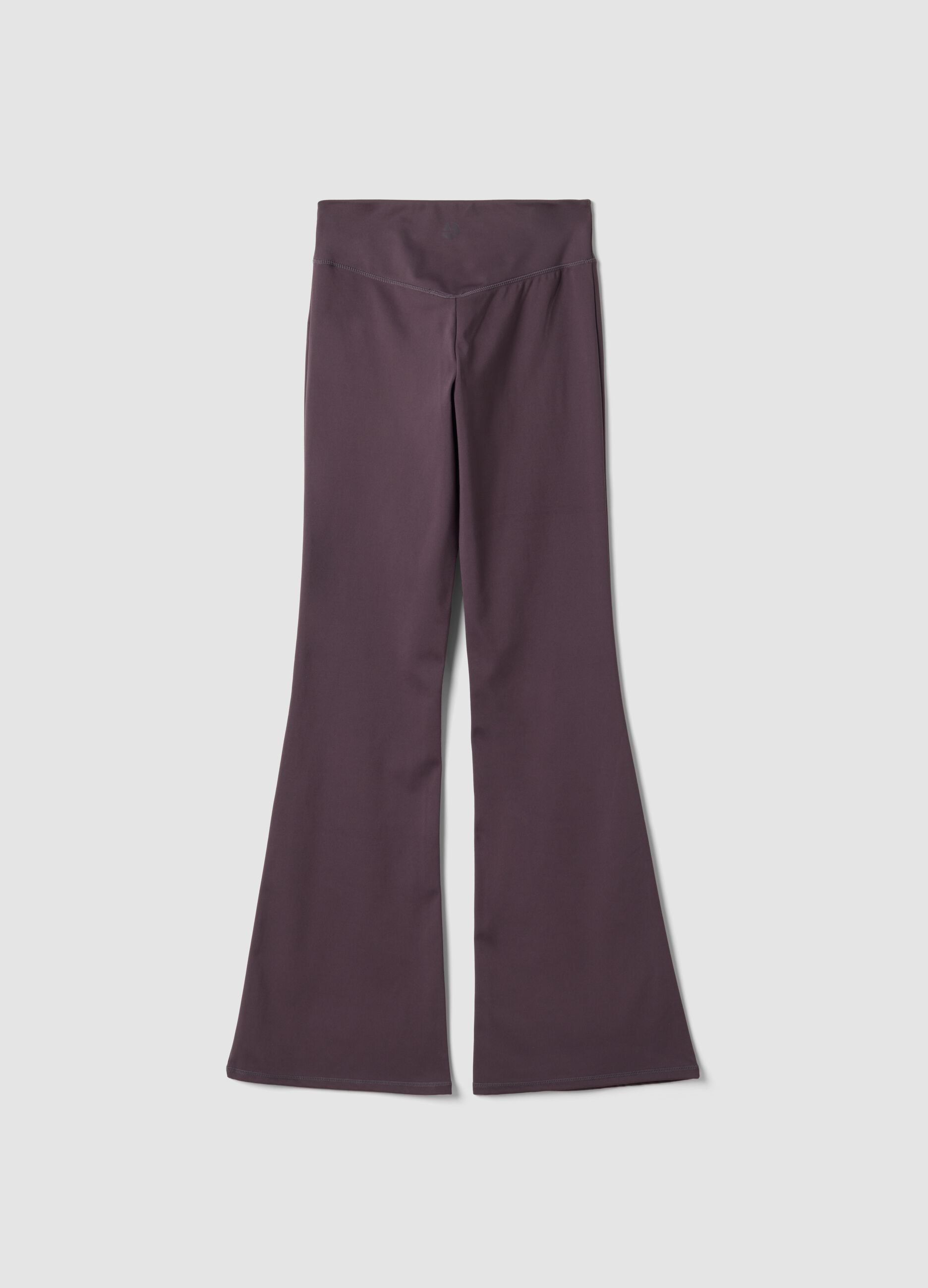Leggings viola flare in tessuto elasticizzato traspirante ALTAVIA STUDIO