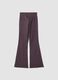 Leggings viola flare in tessuto elasticizzato traspirante ALTAVIA STUDIO_6