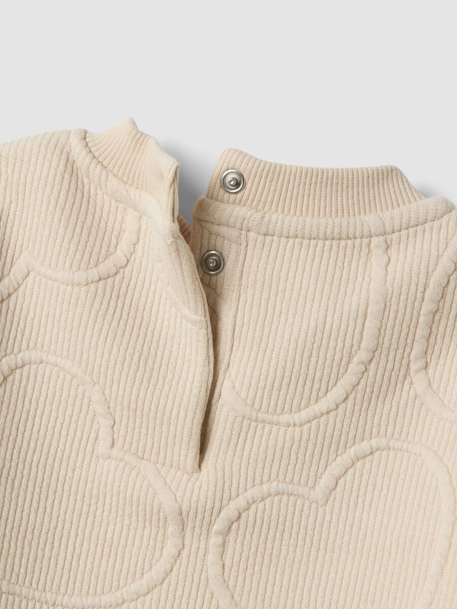 Completo beige girocollo in viscosa elasticizzata over fit_3