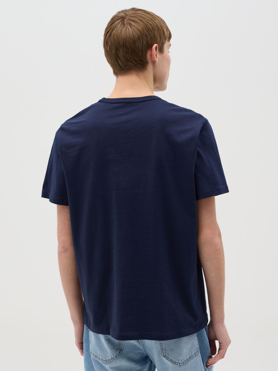 Cotton T-shirt with "Drift Inc" racing car print_3