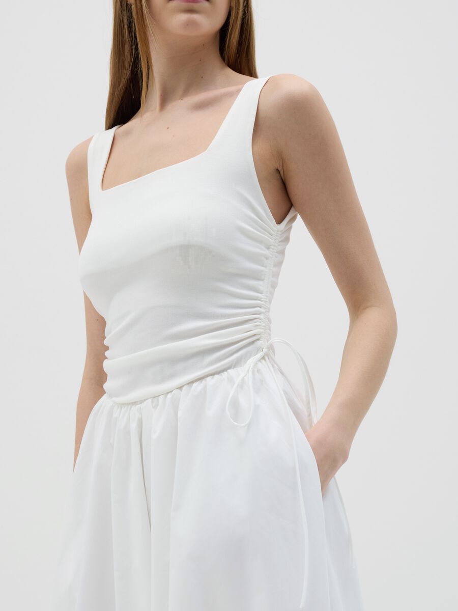 White Sleeveless Summer Dress B.Angel_2