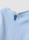 Completo azzurro in puro cotone con t-shirt e leggings per bimba regular fit_3