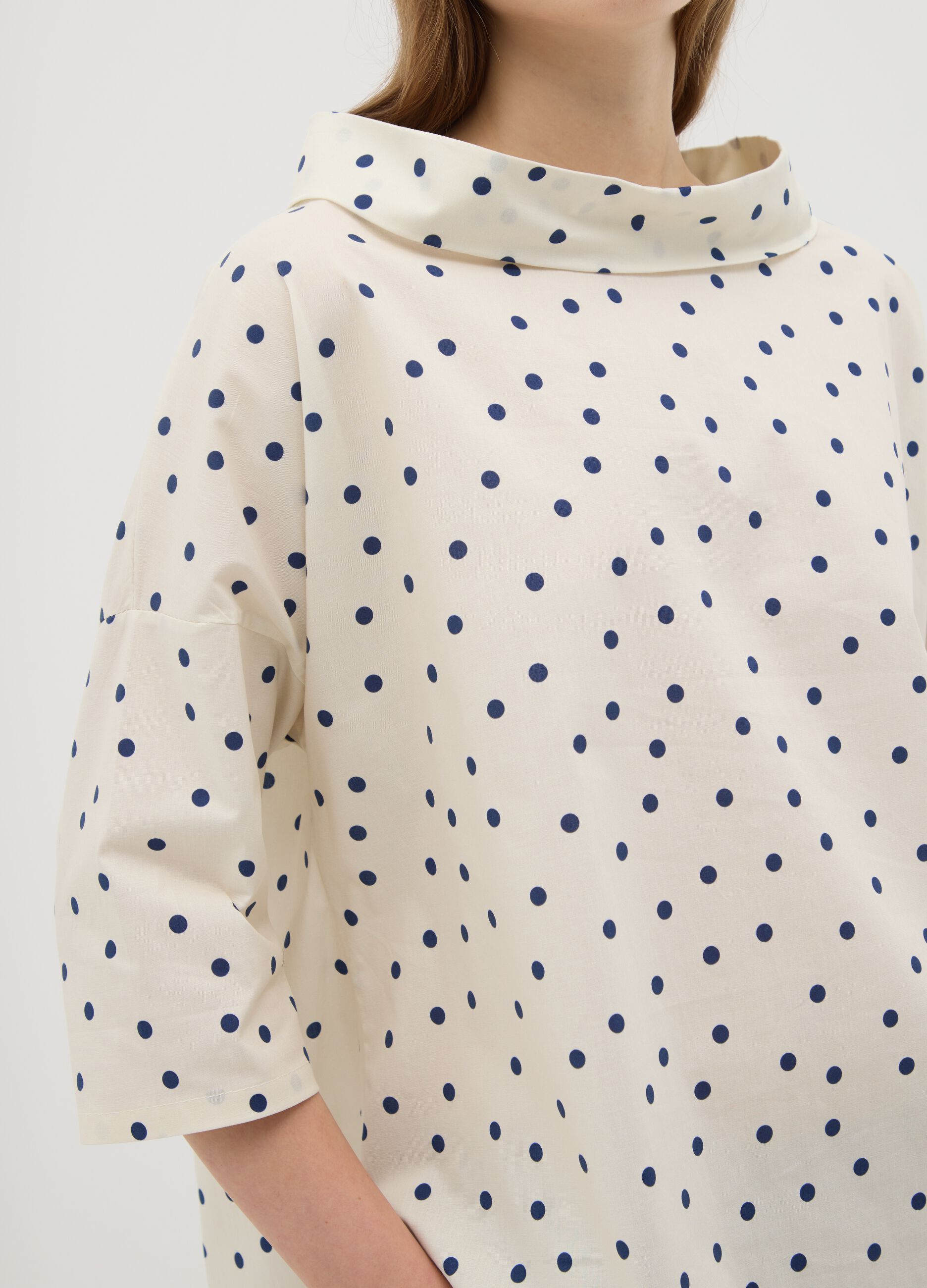 Women's Stretch Multicolour Cotton Top Regular Fit