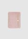 Pink paper notebook with spiral_0