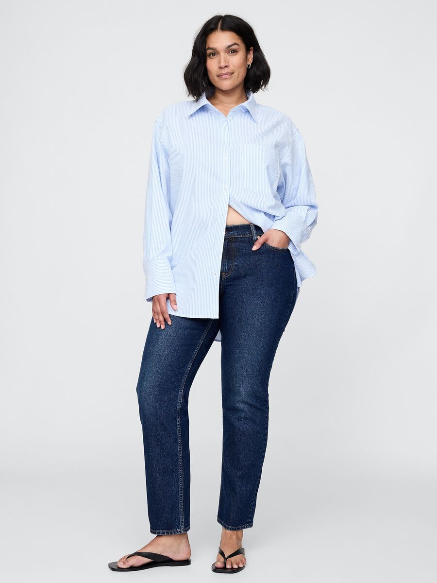 Stretchable Blue Denim Trousers_4