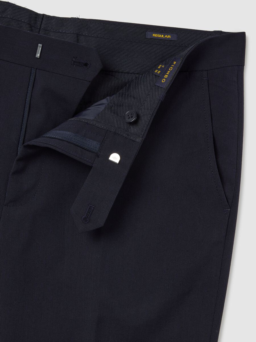 Regular fit blue trousers_5