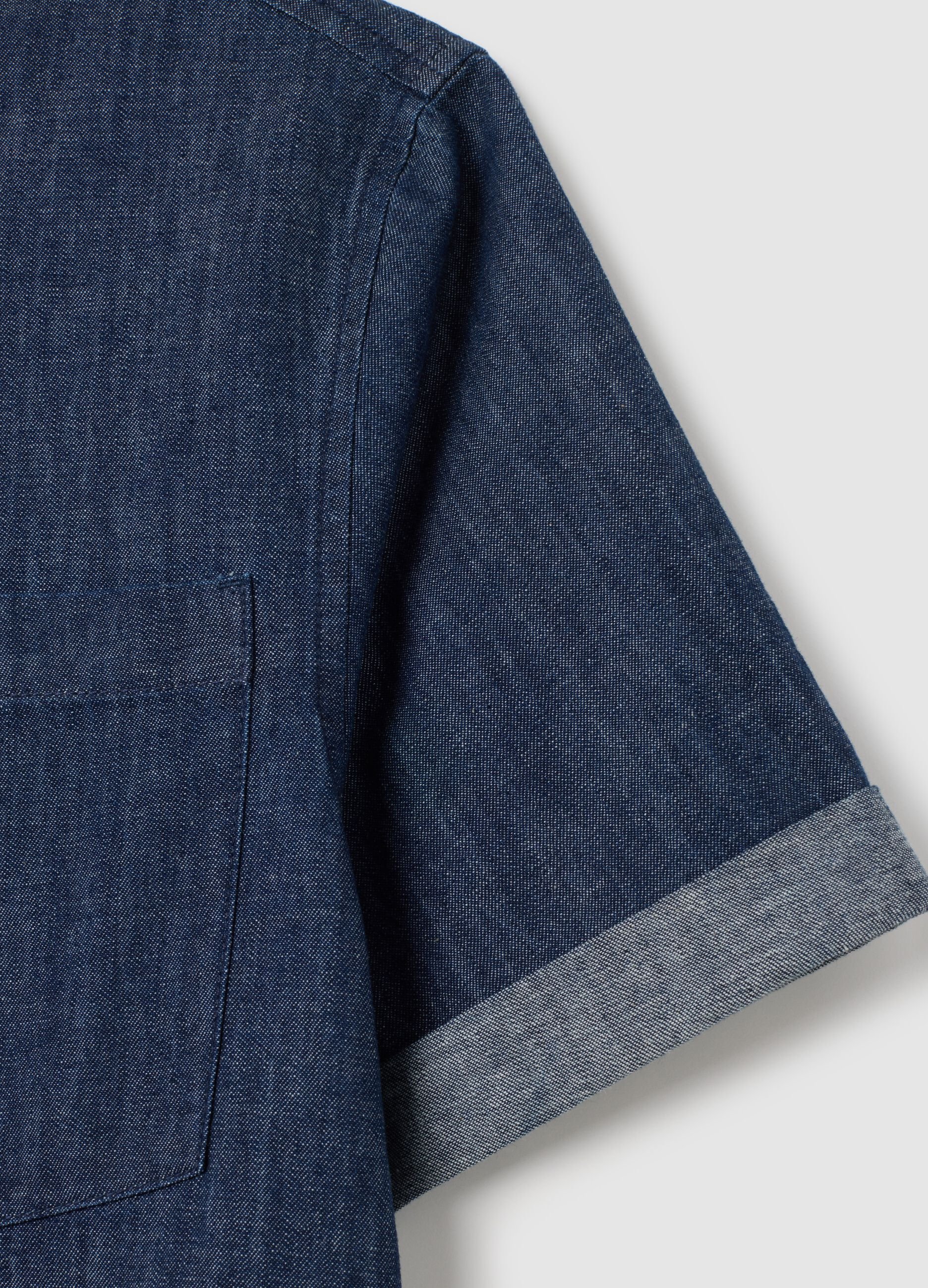 Pure Cotton Denim Shirt