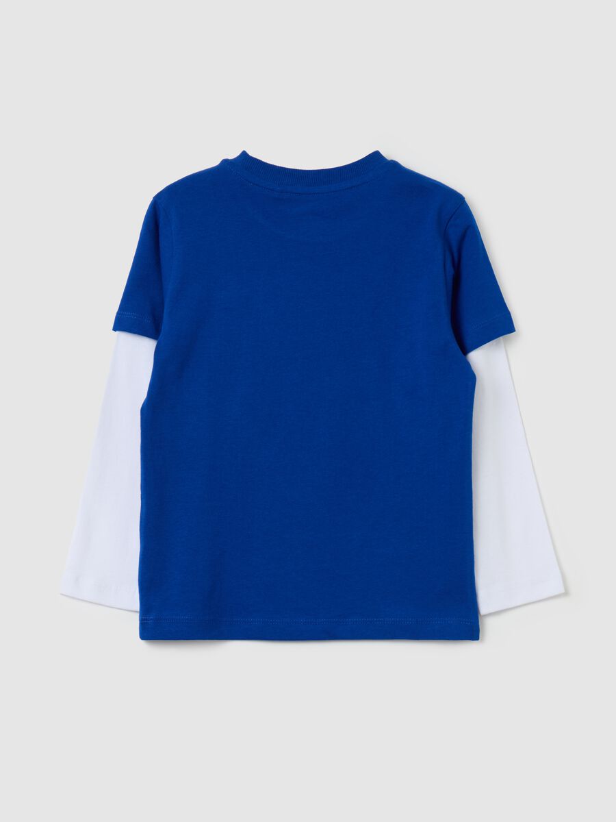 T-shirt with long sleeves and Spider-Man print_1