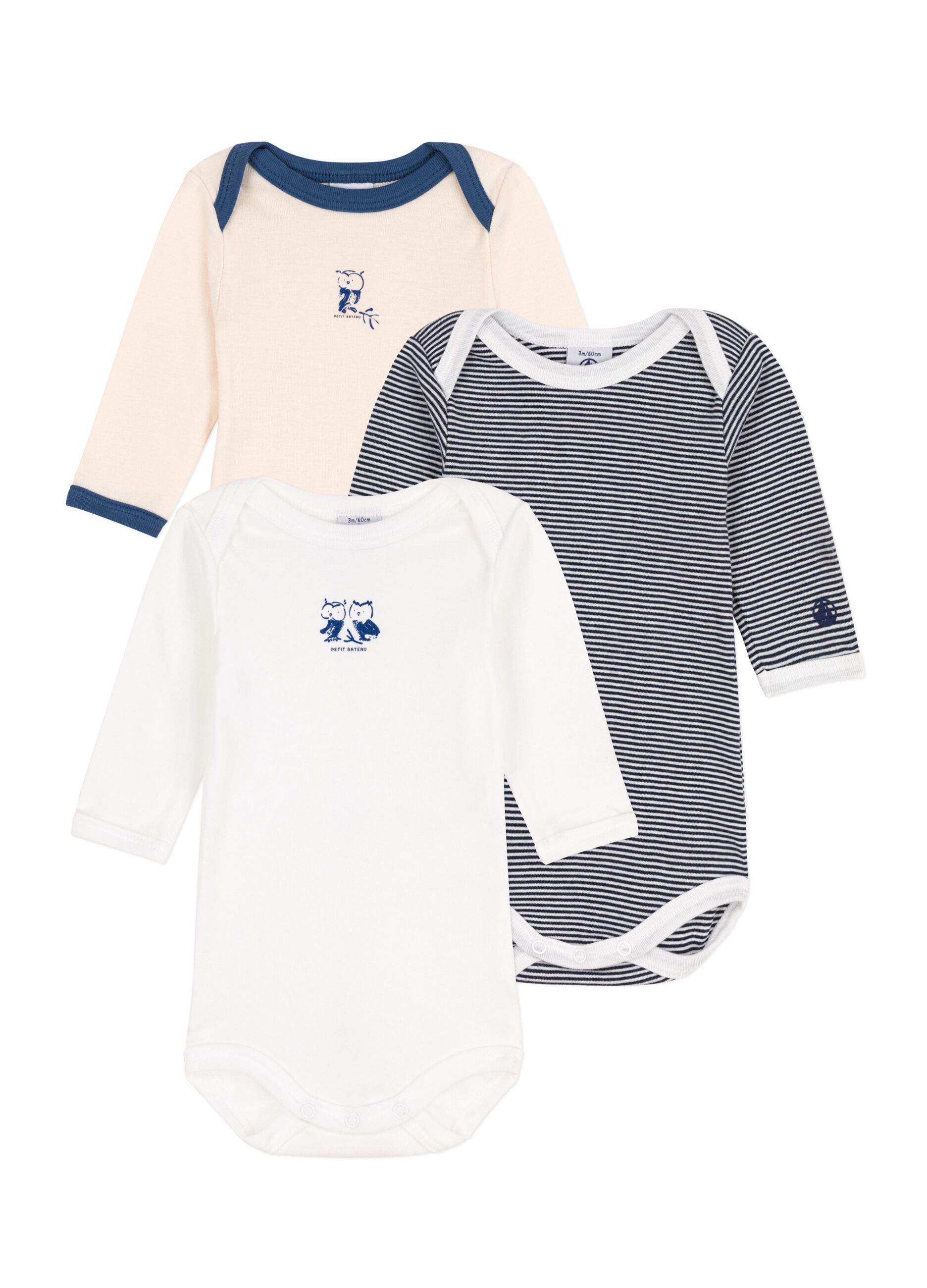 Tripack body fantasia in cotone bio_0