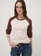 White pure cotton long-sleeved T-shirt_0