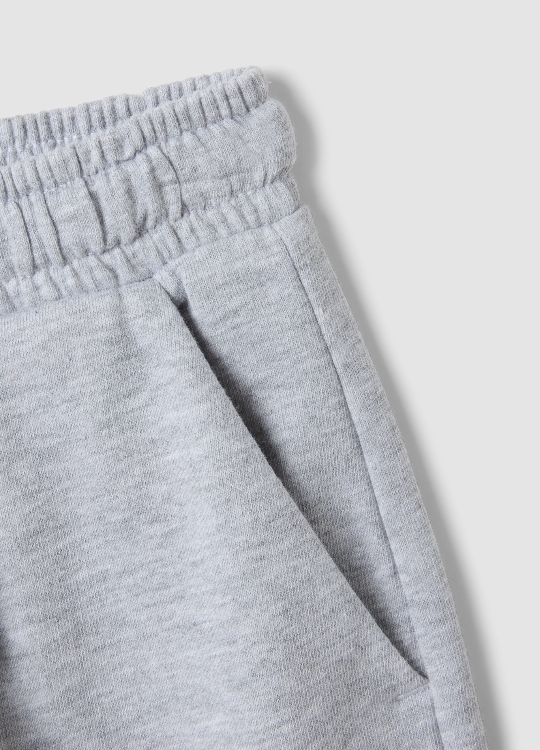 Grey organic cotton joggers