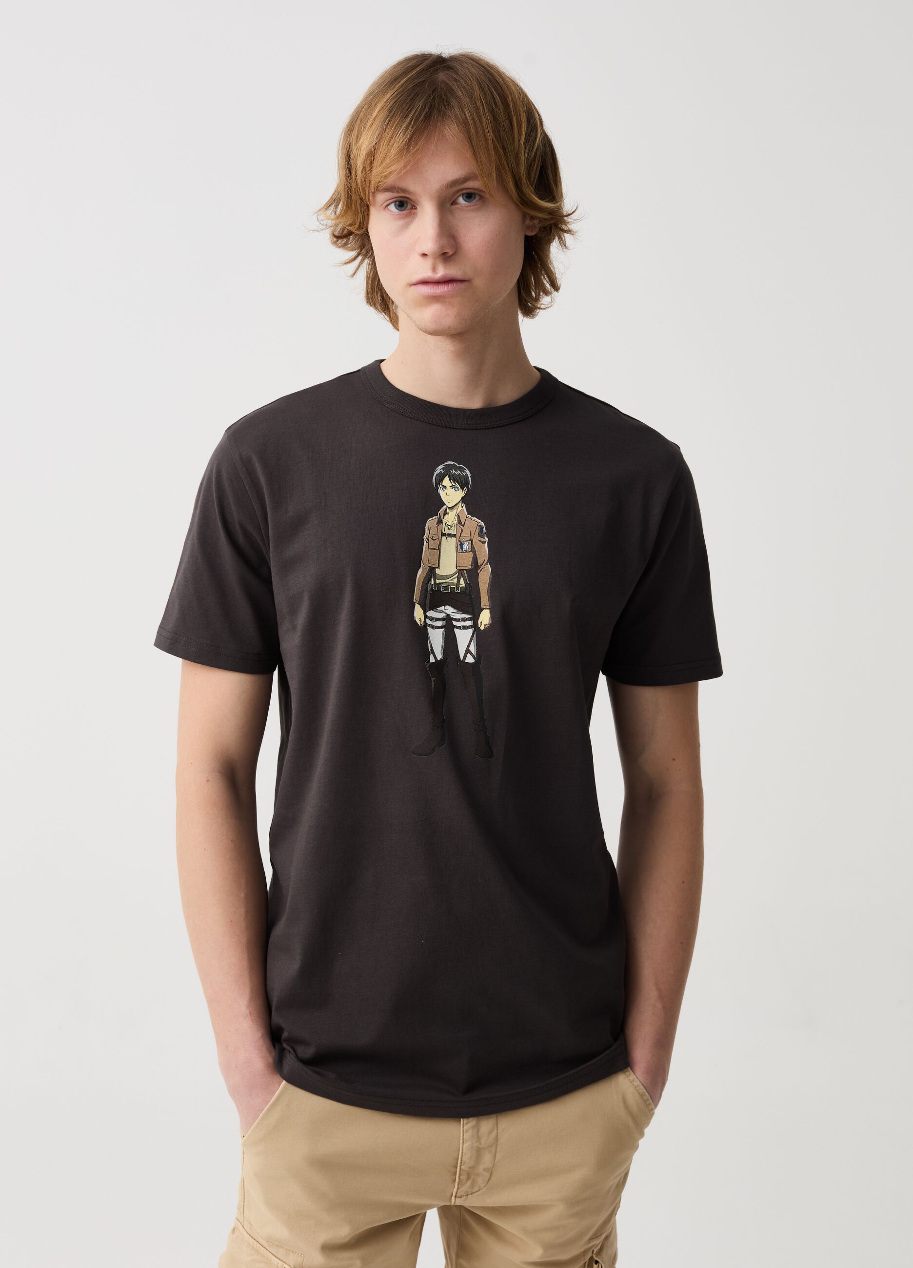 T-shirt con stampa Eren Jaeger