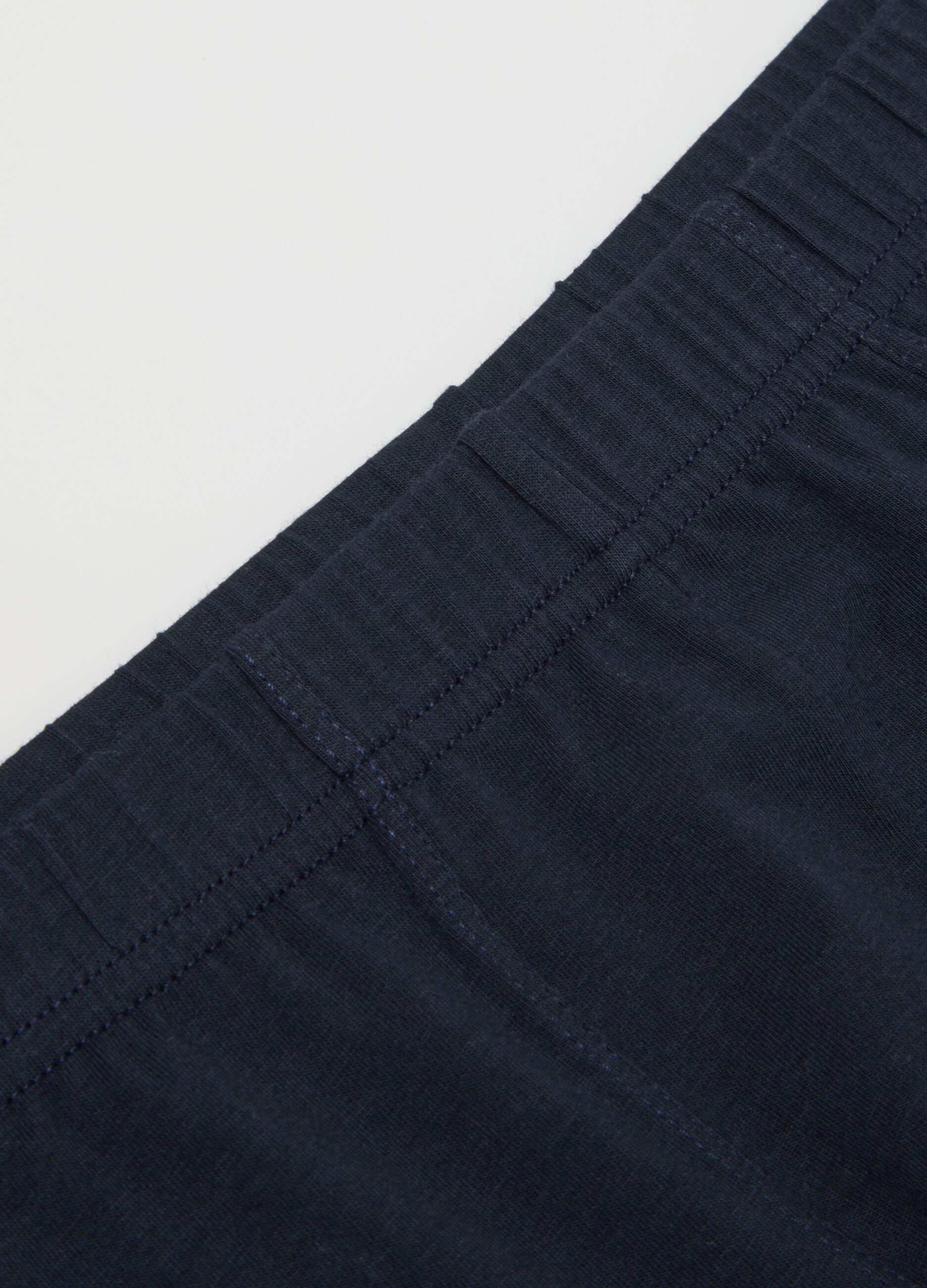 Blue Cotton Boxer Regular Fit