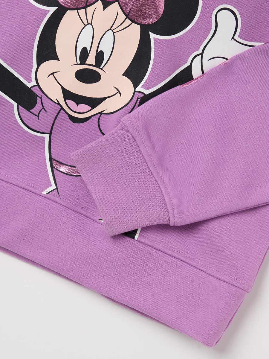 Hoodie with Minnie Mouse print in foil_3