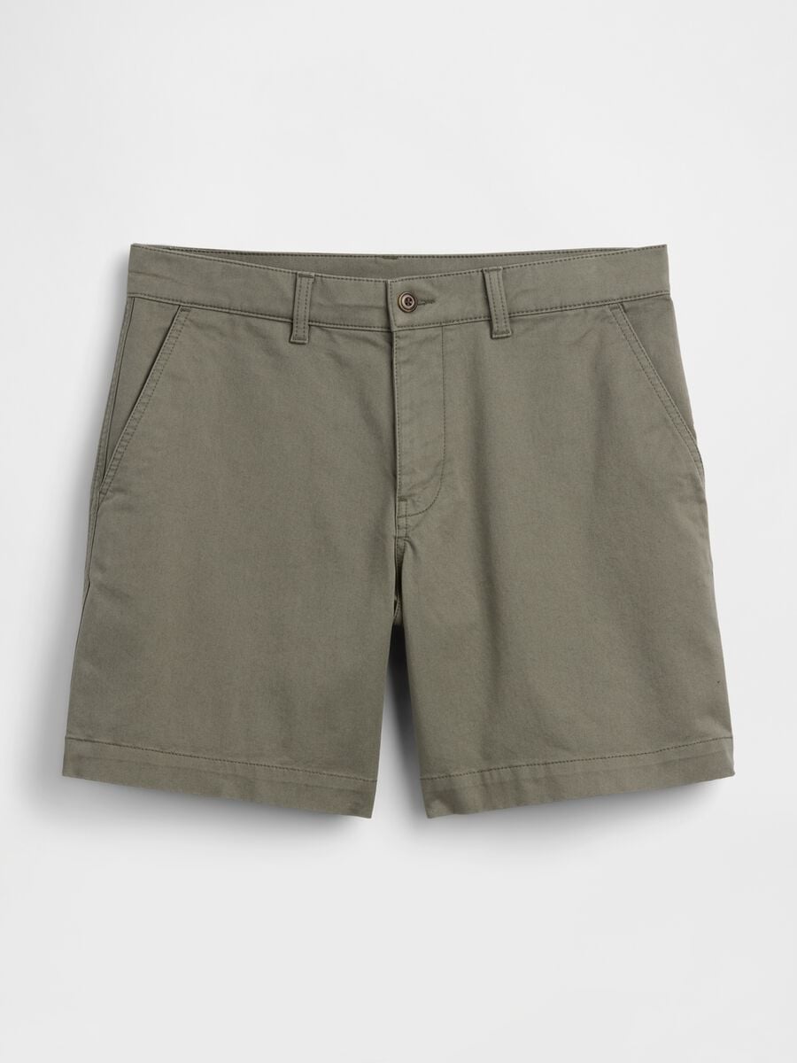 Stretch cotton shorts_5