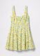 Short multicoloured dress with lemons pattern_5