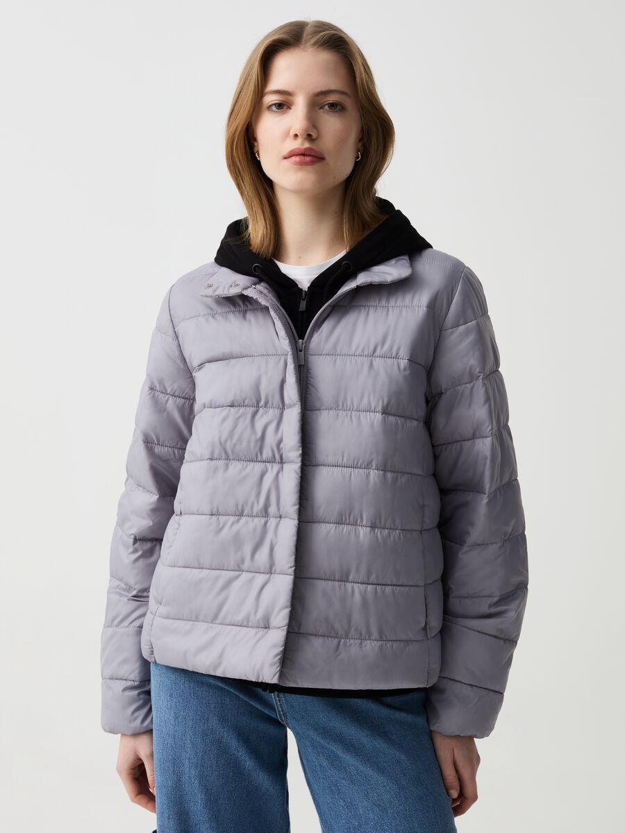 Essential ultralight down jacket with high neck_1