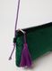 Green Bag with Decorative Tassels_1