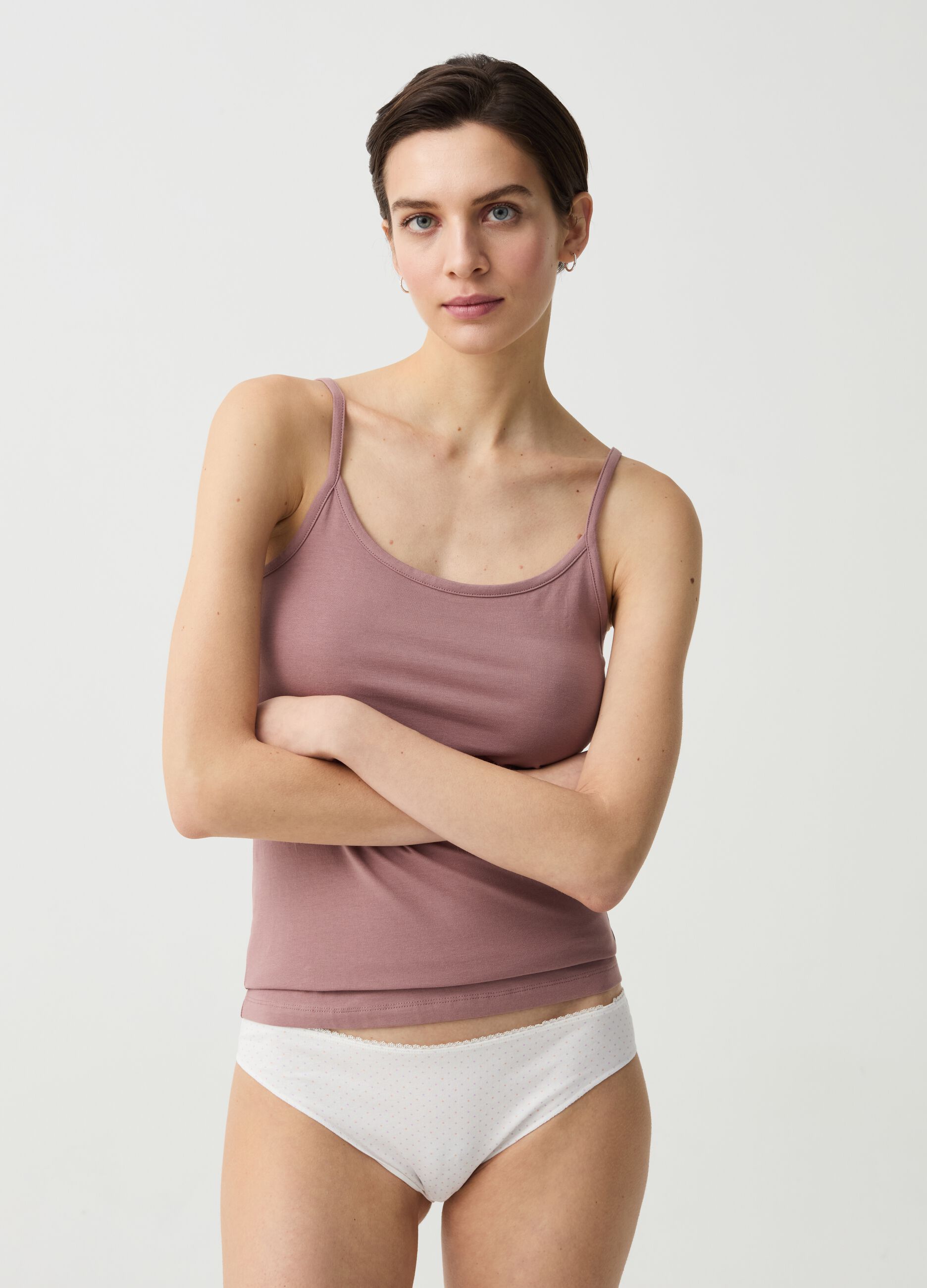 Ovs Set cinque brasiliani in cotone bio stretch