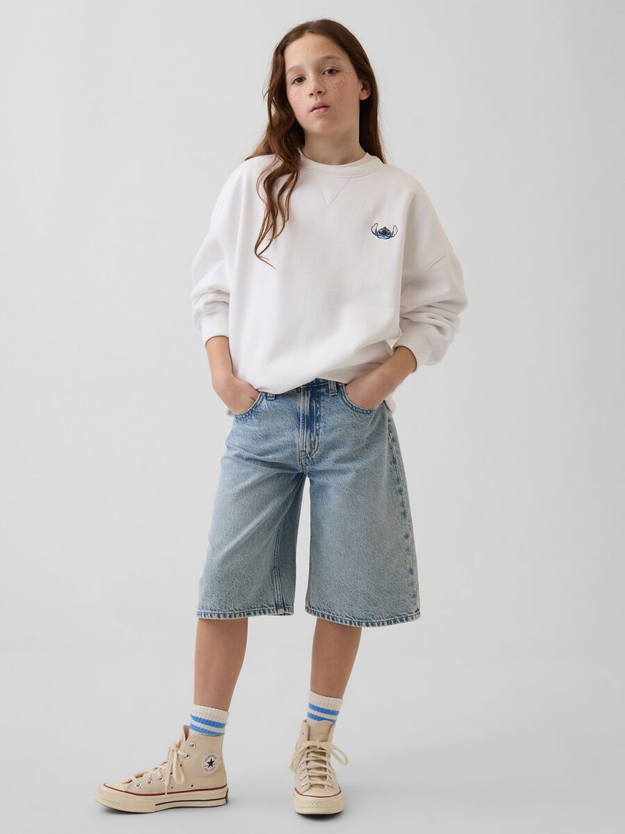 Cotton-blend crew-neck sweatshirt_2