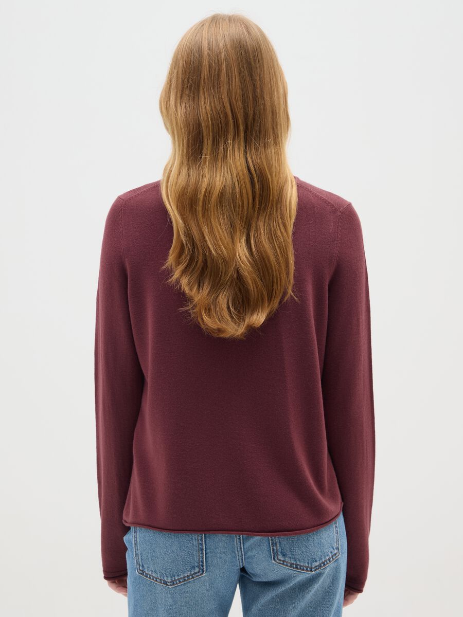 Maglione bordeaux fitted_2