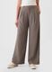 Wide leg trousers with darts_1