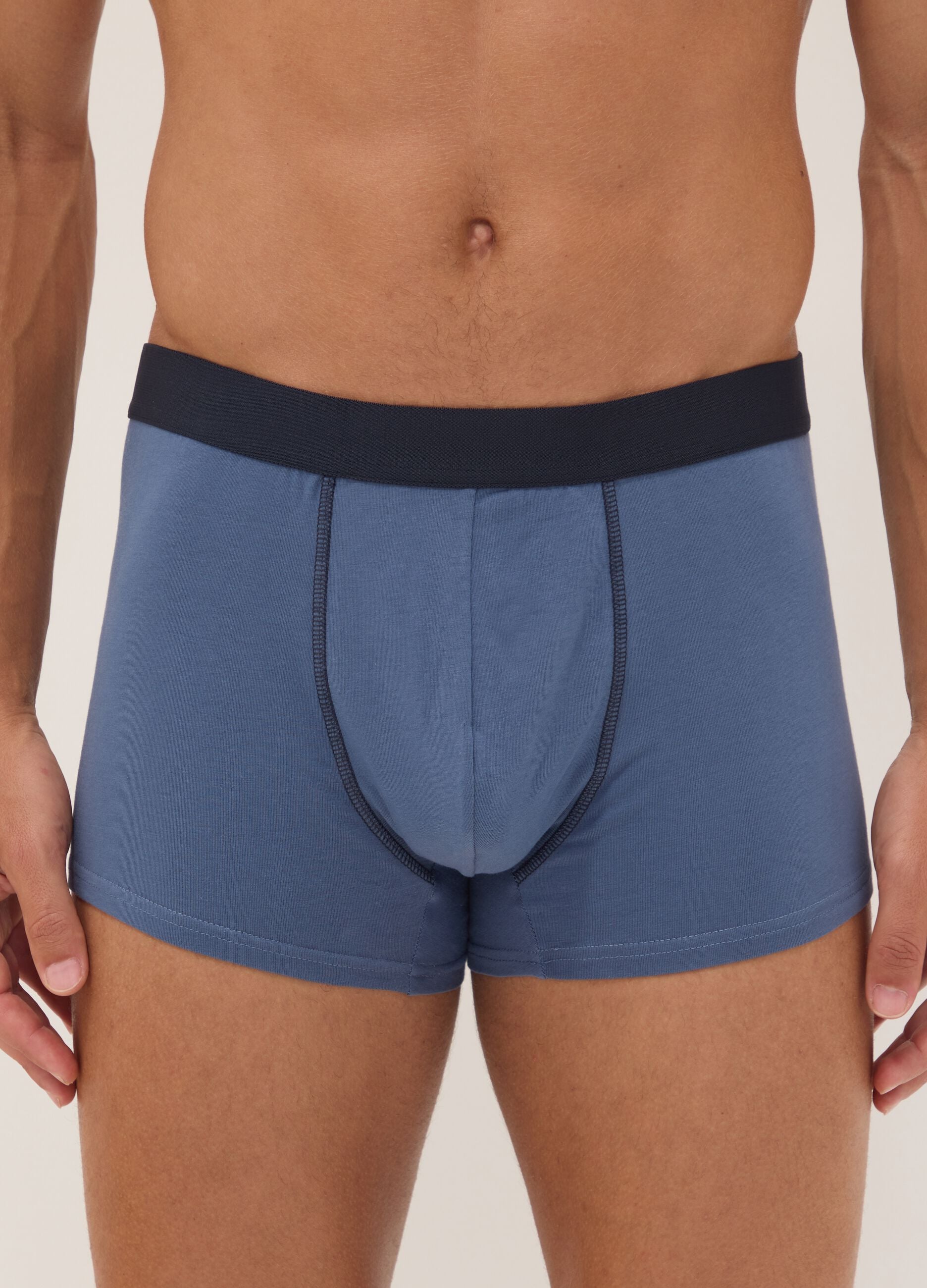 Five-pack of multicolour stretch organic cotton boxers