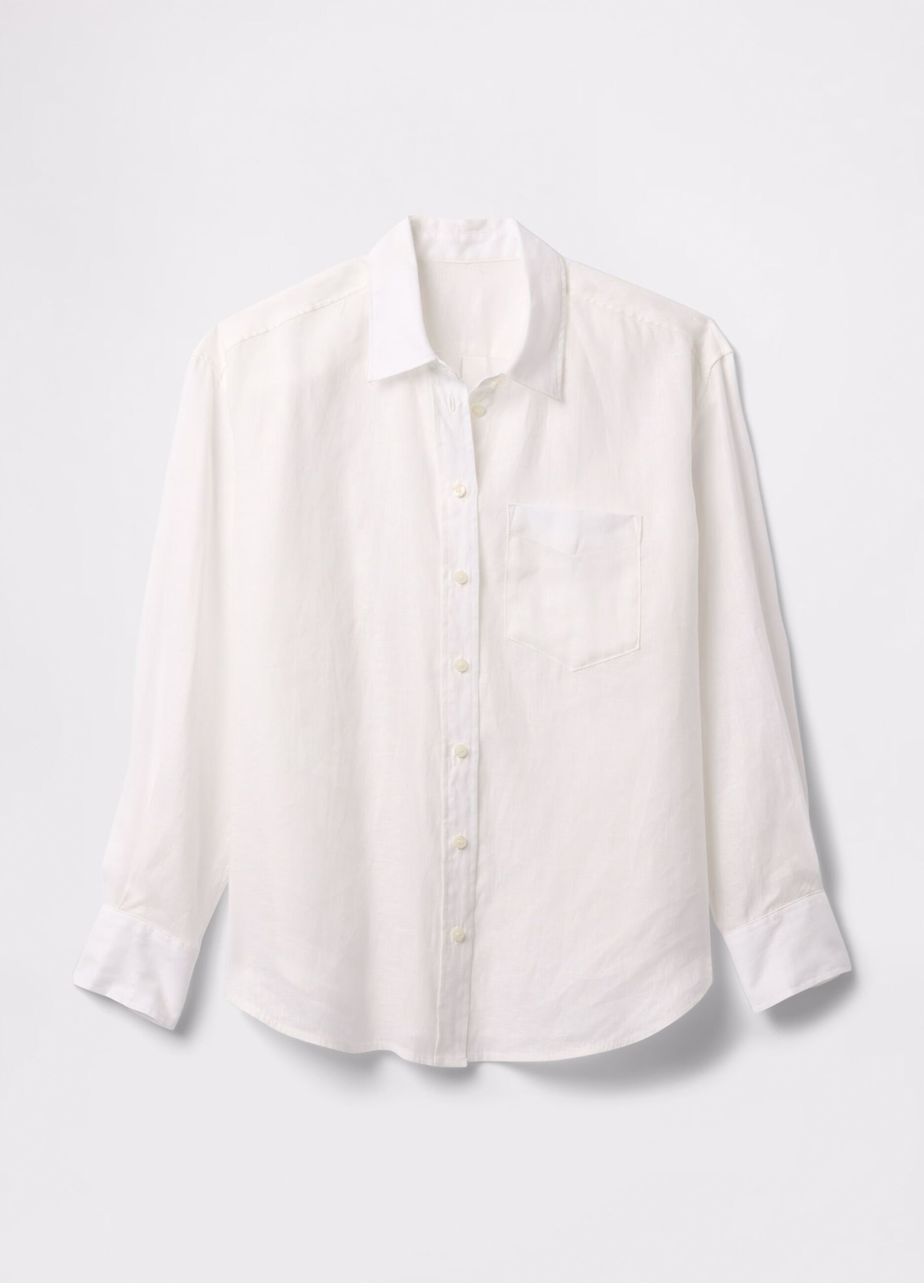 Camicia ampia in puro lino