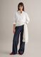 Wide Blue Cotton Trousers_0