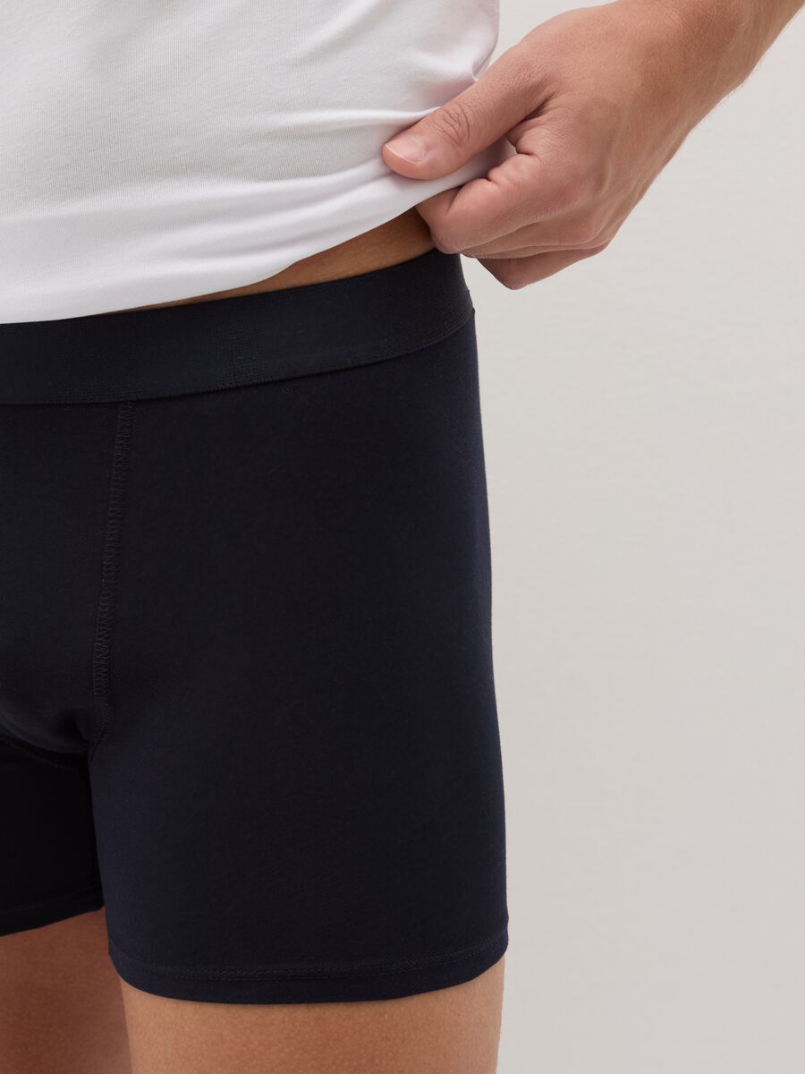 Three-pack midi boxer shorts with external elastic_2